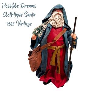 Possible Dreams Clothtique Santa # 713027 1985 Vintage